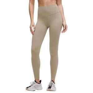 Lululemon Wunder Train High-Rise Tight 28" Sheer Oak Women's Size 14 NEW